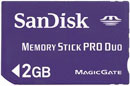 Sandisk Memory Stick PRO Duo 2GB (SDMSPDR-2048-E10)
